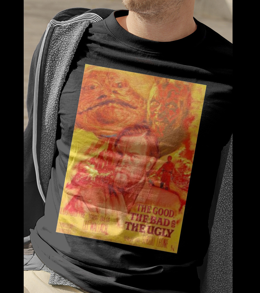 Obi Wan Kenobi Darth Maul Jabba The Good The Bad The Ugly Movie T-Shirt