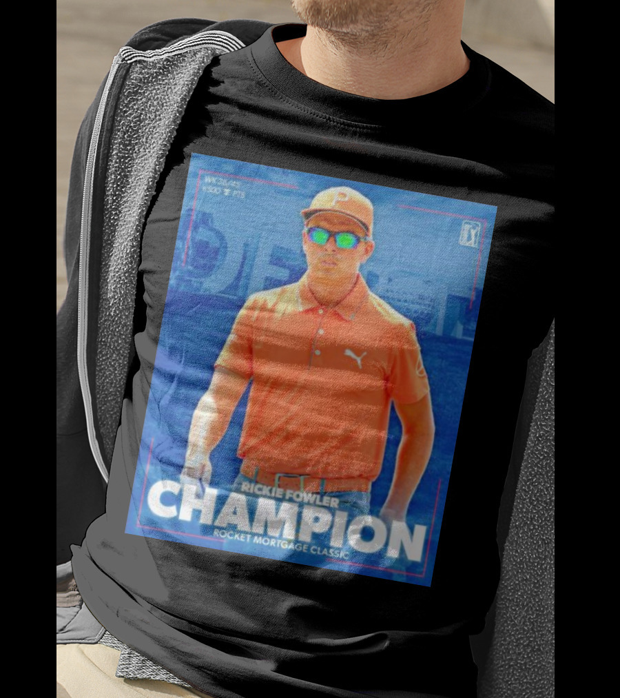 WK 36/45 Rickie Fowler Champion Rocket Mortgage Classic T-Shirt