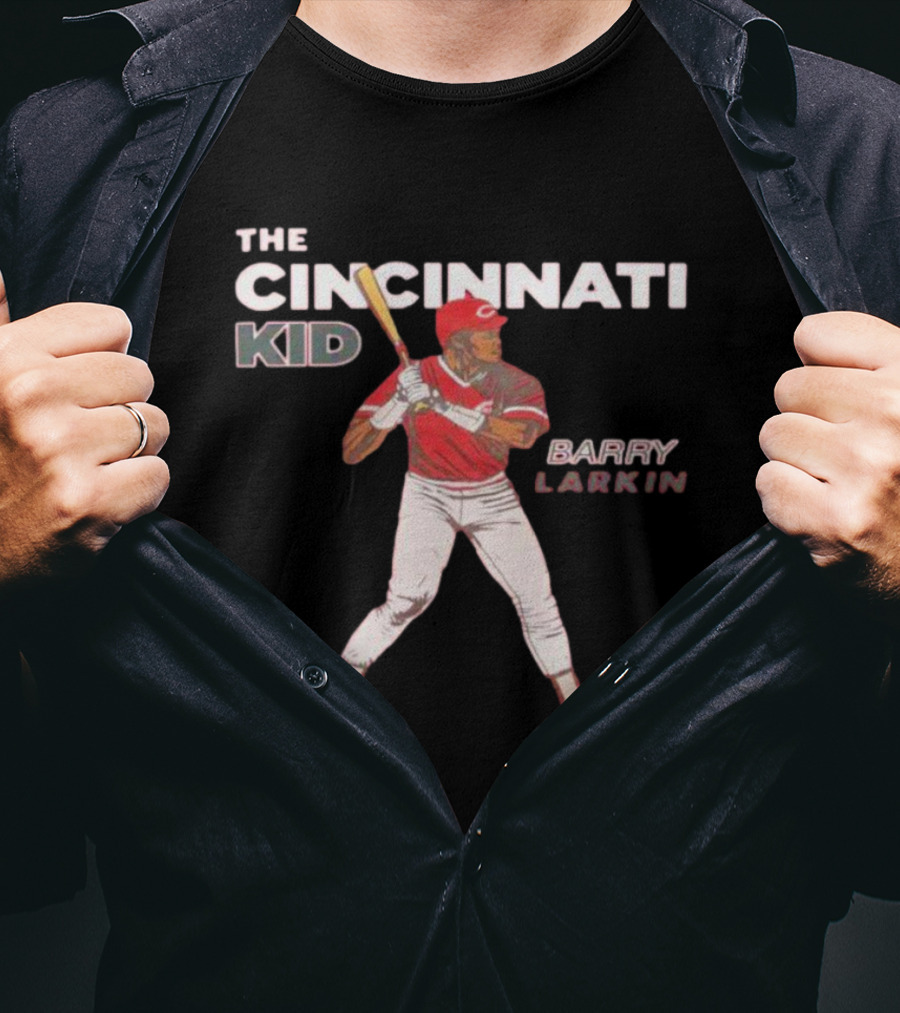 Barry Larkin The Cincinnati Kid Baseball Legend T-Shirt