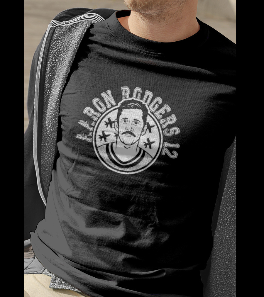 Aaron Rodgers 12 Vintage Star Emblem T-Shirt