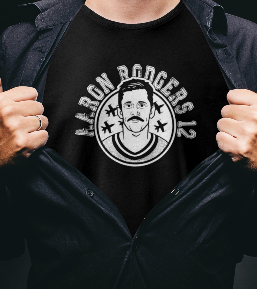 Aaron Rodgers 12 Vintage Star Emblem T-Shirt