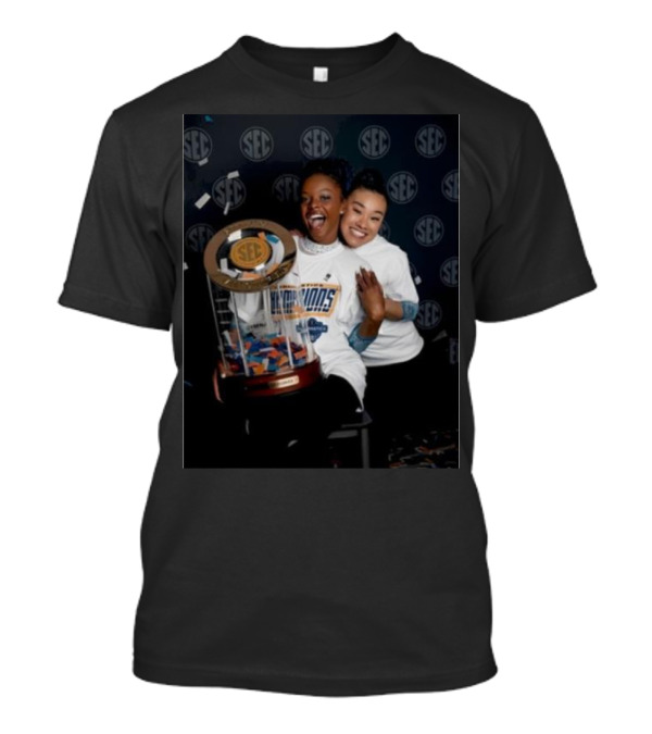 SEC Champions Leanne Wong And Trinity With Trophy T-Shirt