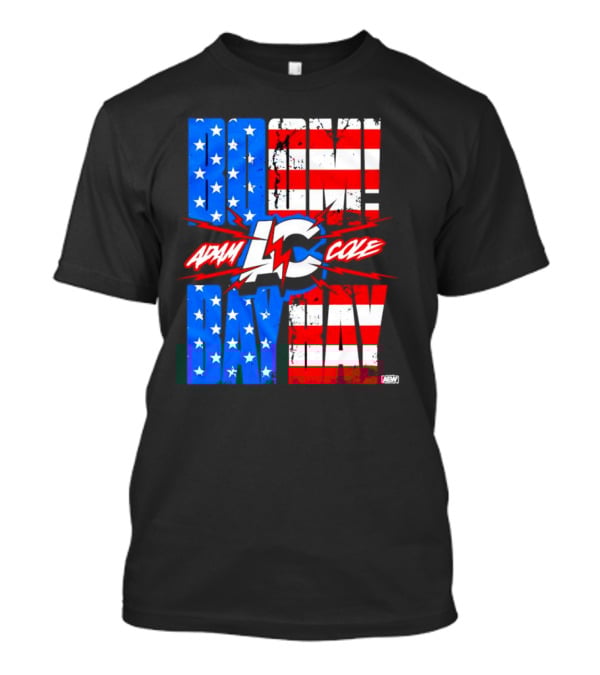 Adam Cole Boom Bay Bay American Flag AEW T-Shirt