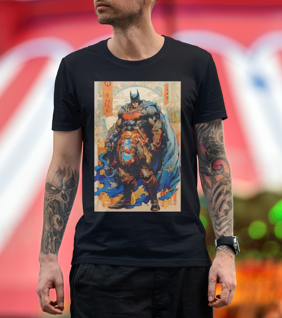 Batman Samurai Warrior Japanese Art Hero T-Shirt