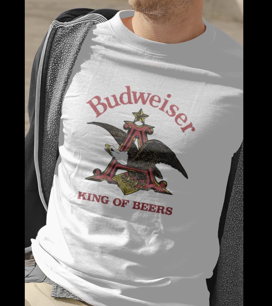 Budweiser King Of Beers Eagle Logo Iconic T-Shirt