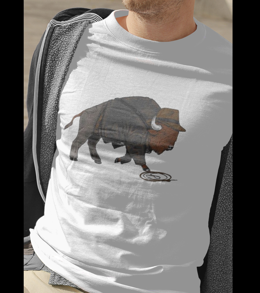 Buffalo Jones Cowboy Western Lasso Adventure T-Shirt