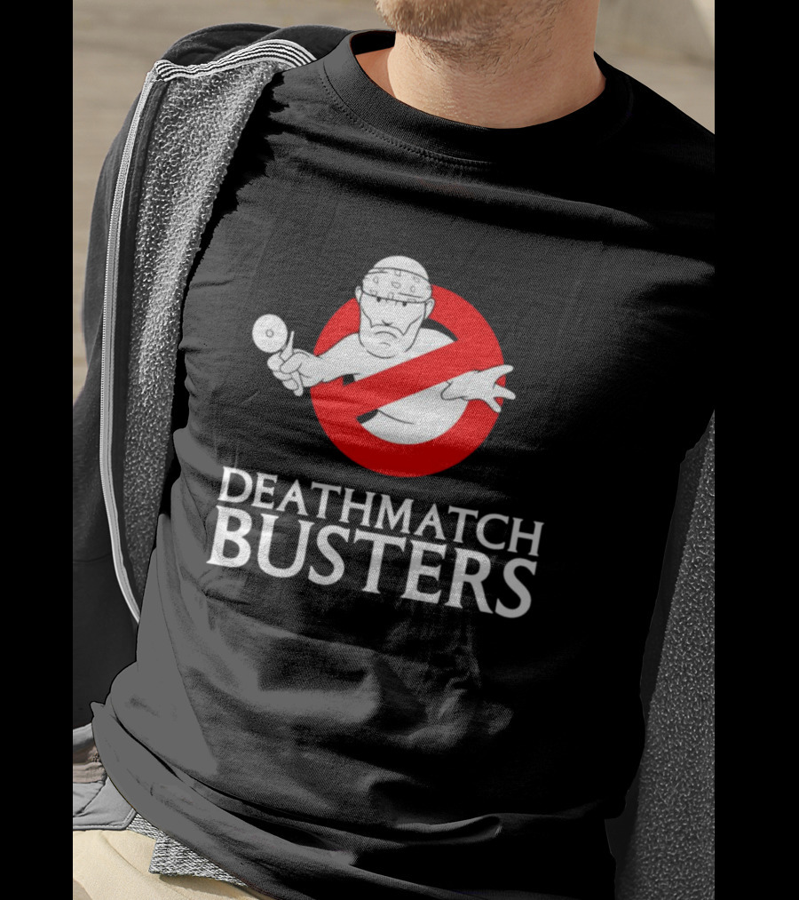 Matt Cardona Deathmatch Busters Ghostbusters T-Shirt
