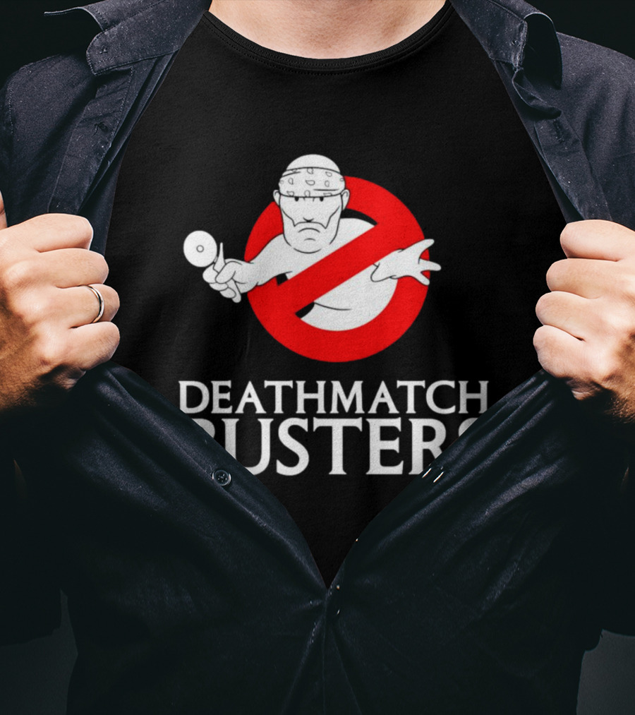 Matt Cardona Deathmatch Busters Ghostbusters T-Shirt