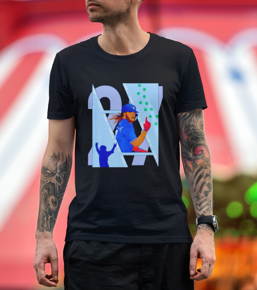 Vladimir Guerrero Jr. Plakata 27 Toronto Baseball Power T-Shirt