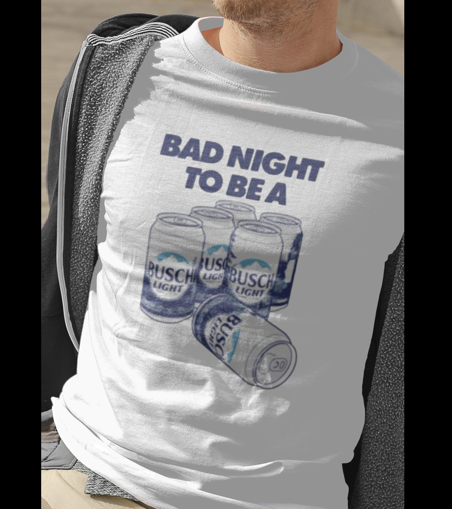 Bad Night To Be A Busch Light Cans Six Pack T-Shirt