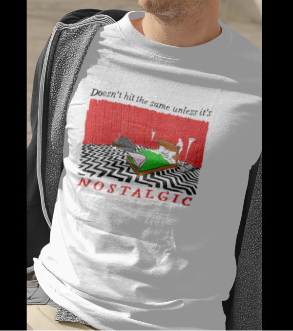 Doesn't Hit The Same Unless It's Nostalgic Retro Bedroom Scene T-Shirt