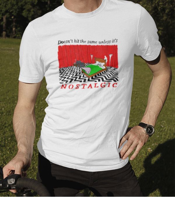 Doesn't Hit The Same Unless It's Nostalgic Retro Bedroom Scene T-Shirt