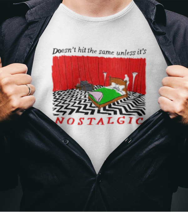Doesn't Hit The Same Unless It's Nostalgic Retro Bedroom Scene T-Shirt