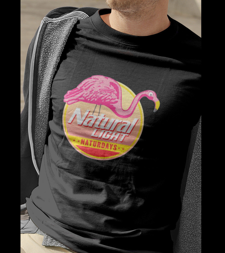 Natural Light Naturdays Flamingo T-Shirt
