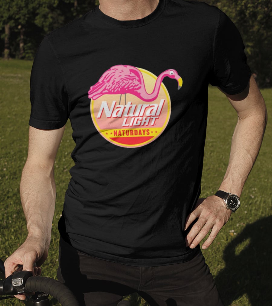 Natural Light Naturdays Flamingo T-Shirt