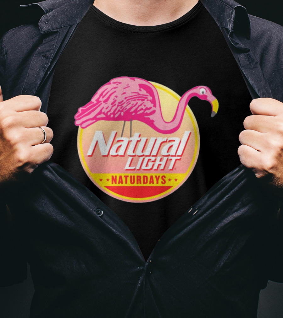 Natural Light Naturdays Flamingo T-Shirt