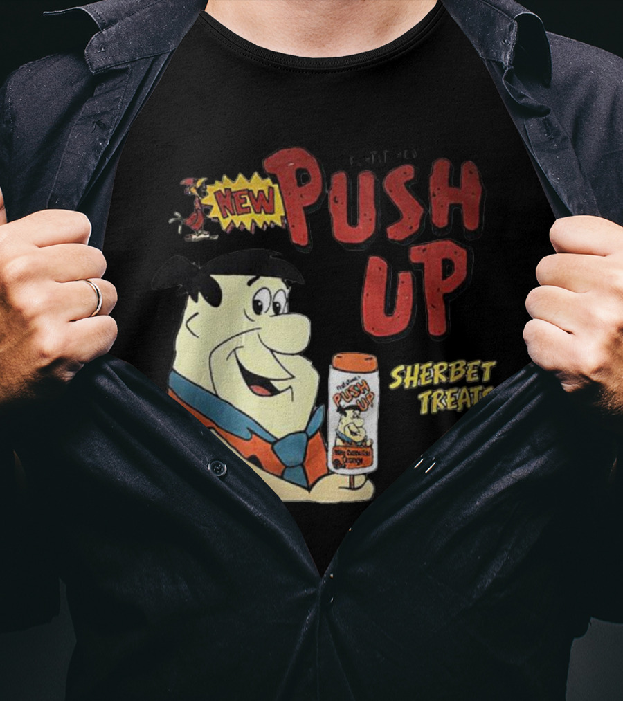 Fred Flintstone New Push Up Sherbet Treats T-Shirt