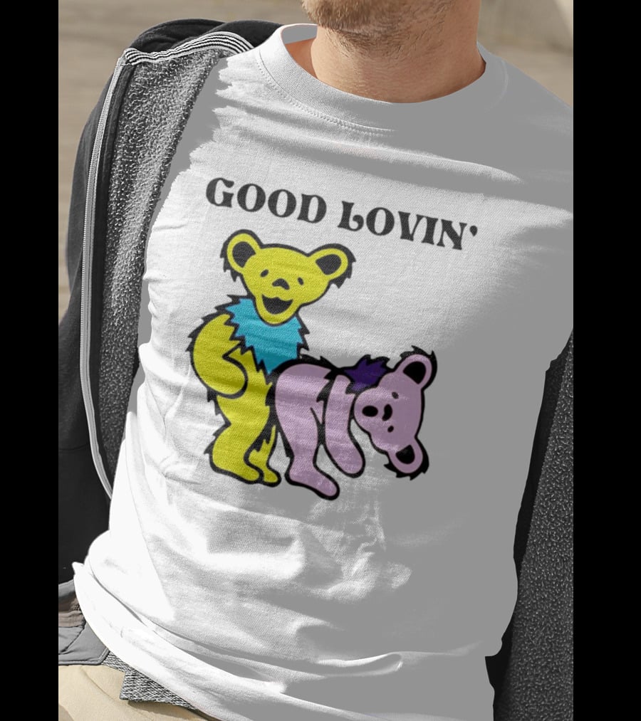 Grateful Dead Bears Good Lovin' Featuring Iconic Dancing Bears T-Shirt