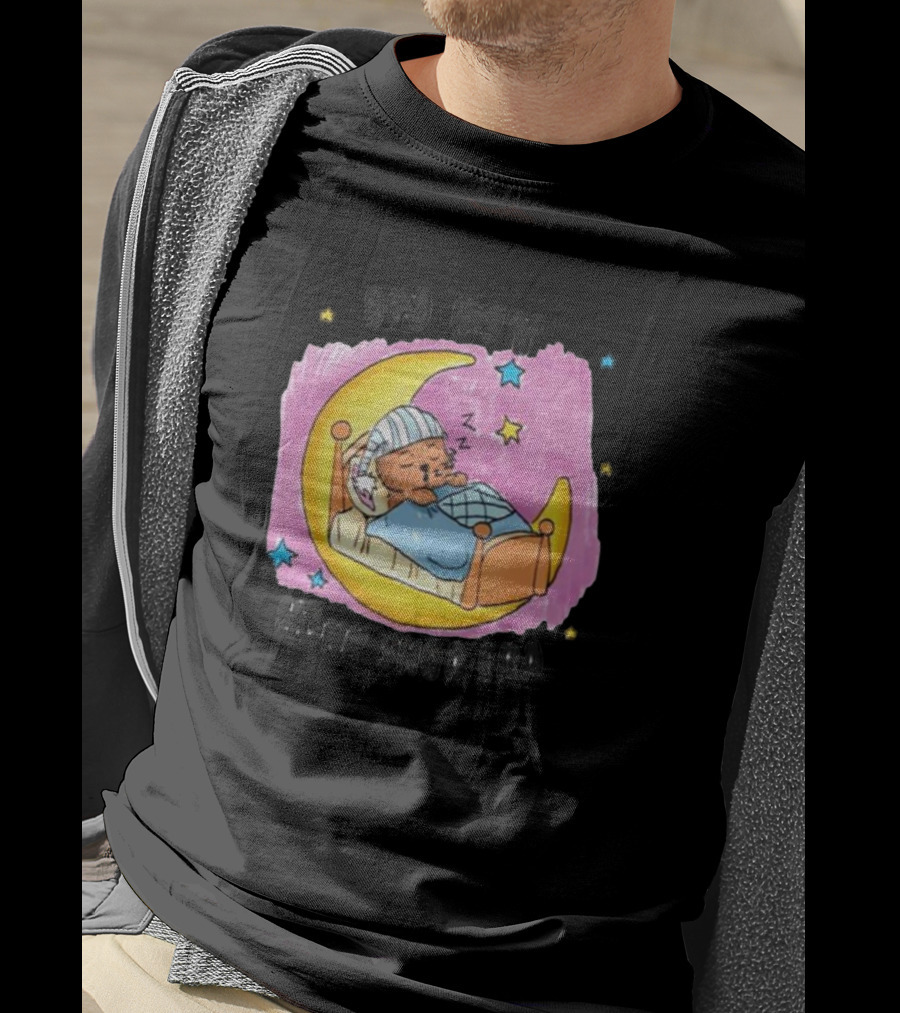 In My Honk Shoo Era Sleepy Bear On Crescent Moon T-Shirt