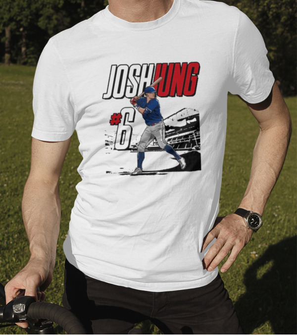 Josh Jung #6 Texas Baseball MVP Player T-Shirt