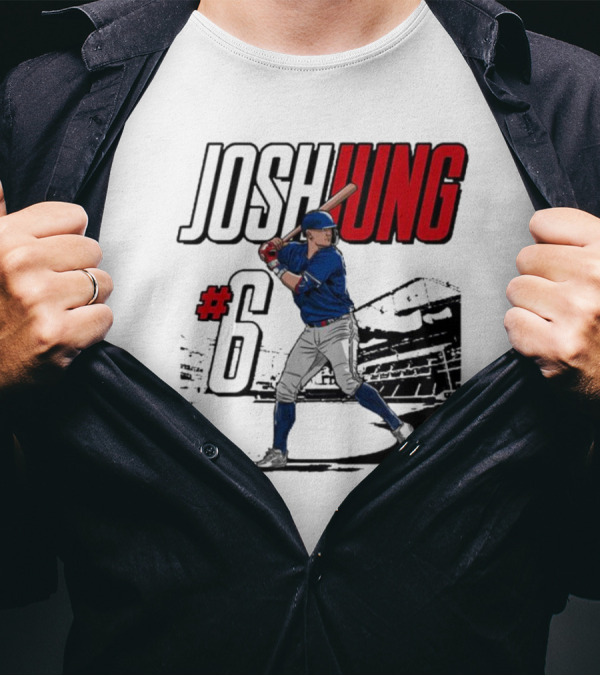Josh Jung #6 Texas Baseball MVP Player T-Shirt