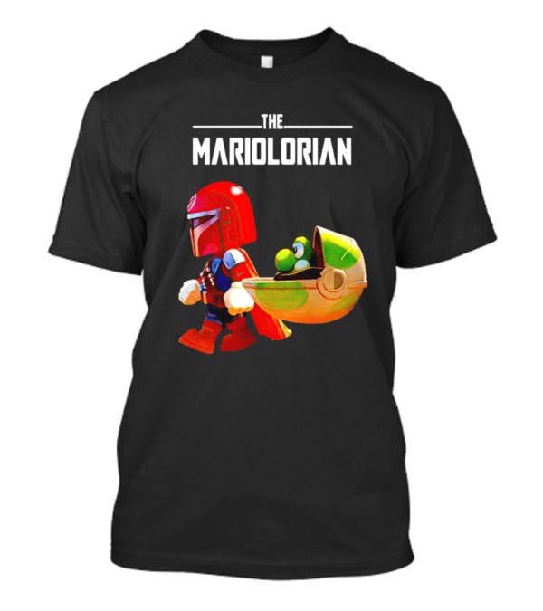 The Mandalorian And Super Mario The Mariolorian Yoshi T-Shirt