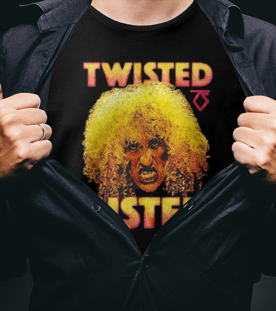 Twisted Sister Dee Snider Iconic Hair T-Shirt