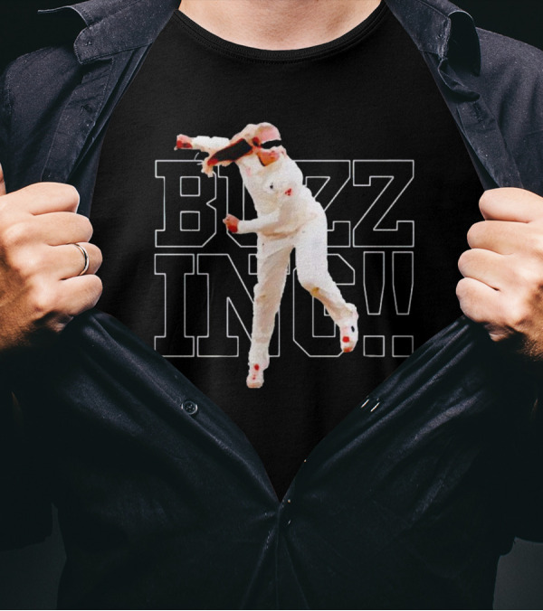 Barmy Army Buzzing Buzz Inc Iconic Cricket Fandom T-Shirt