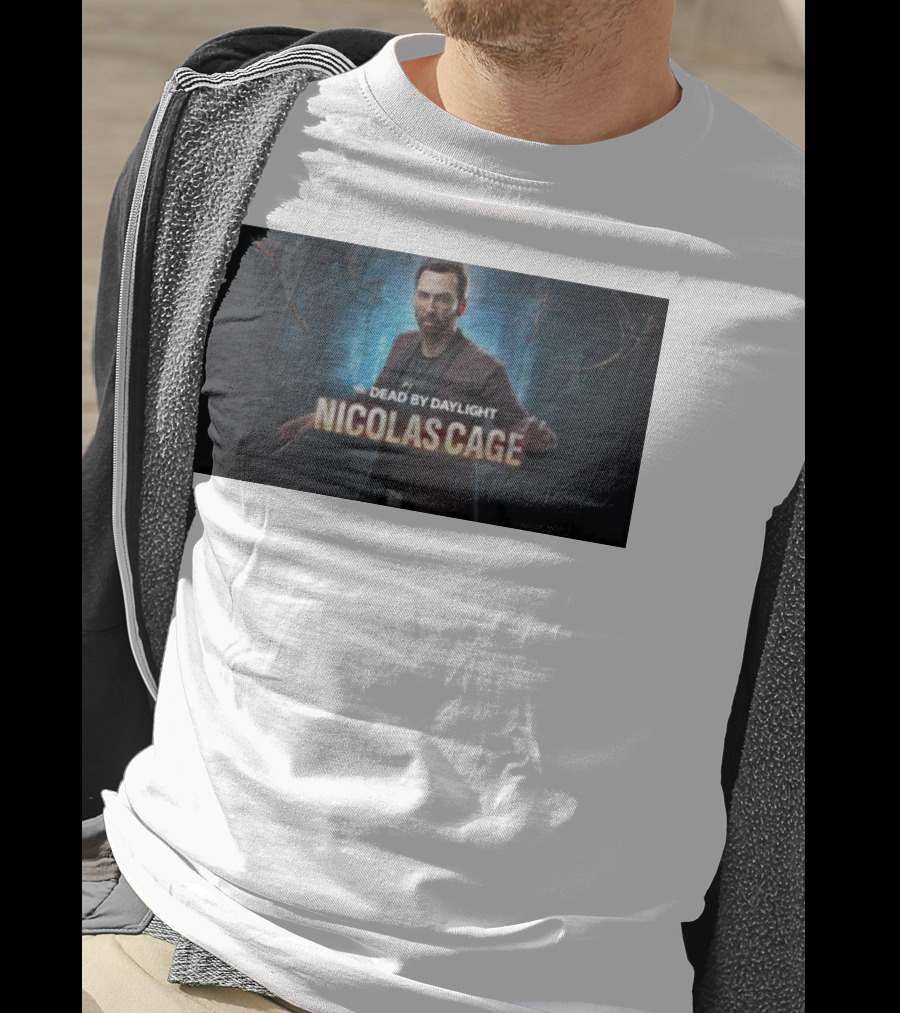 Dead By Daylight Nicolas Cage Survivor Character T-Shirt