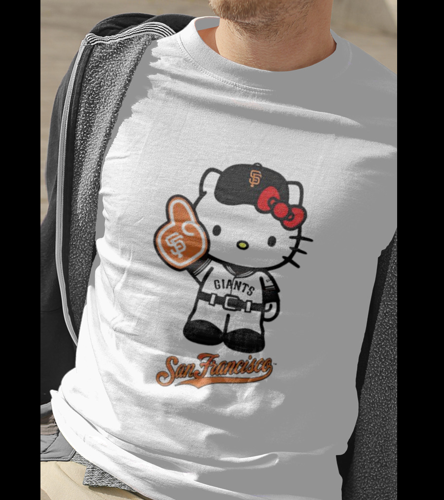 San Francisco Giants Hello Kitty Foam Finger T-Shirt