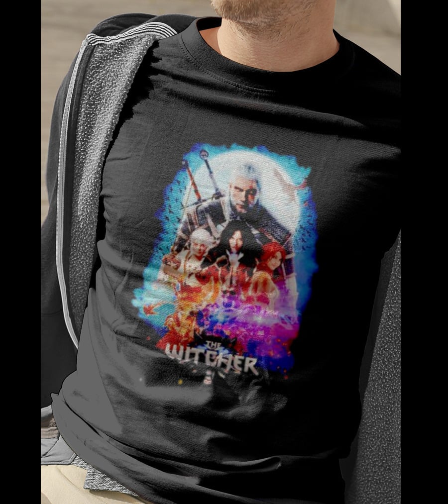 The Witcher Geralt Ciri Yennefer Triss Fantasy T-Shirt