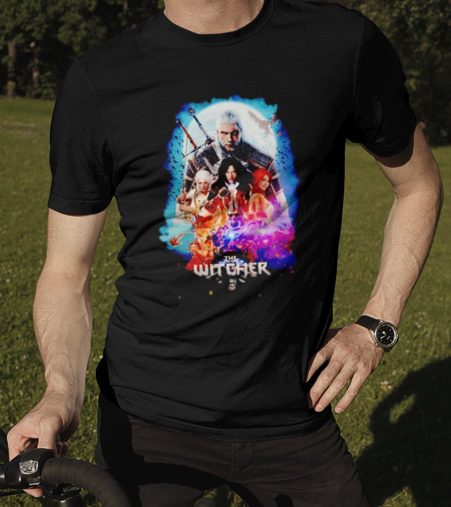 The Witcher Geralt Ciri Yennefer Triss Fantasy T-Shirt