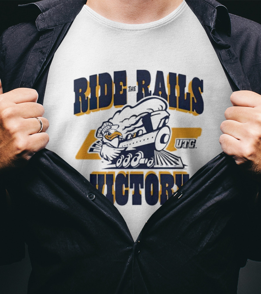 UT-Chattanooga Ride The Rails To Victory With Train And UTC T-Shirt
