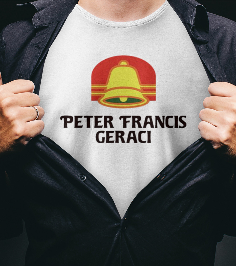Harebrained Peter Francis Geraci Bell T-Shirt