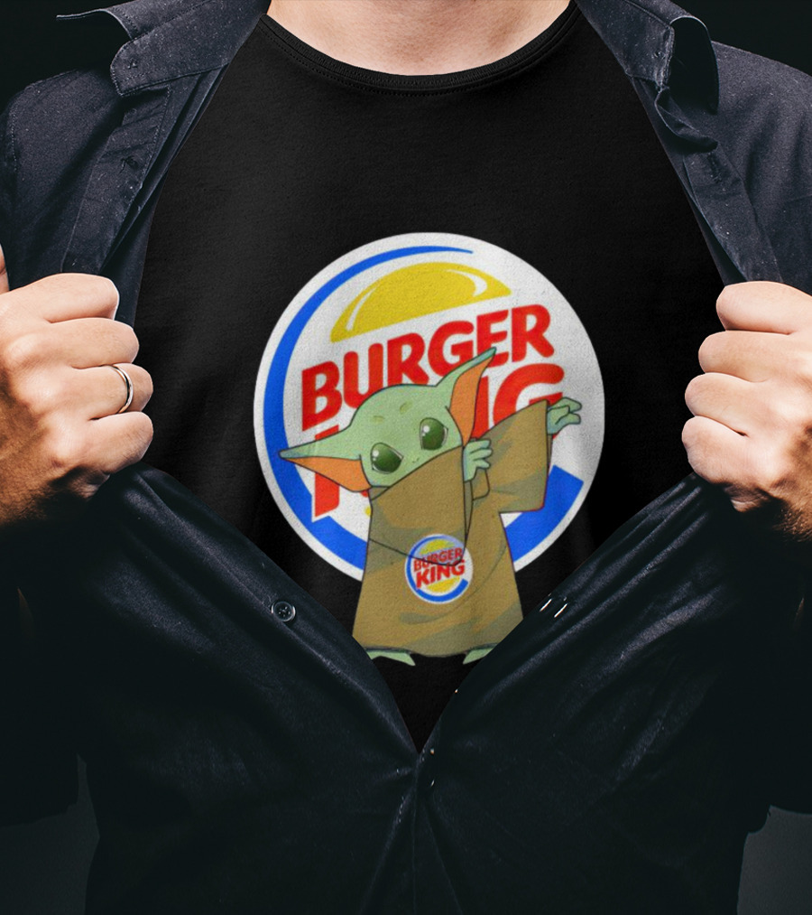 Baby Yoda Holding Burger King T-Shirt