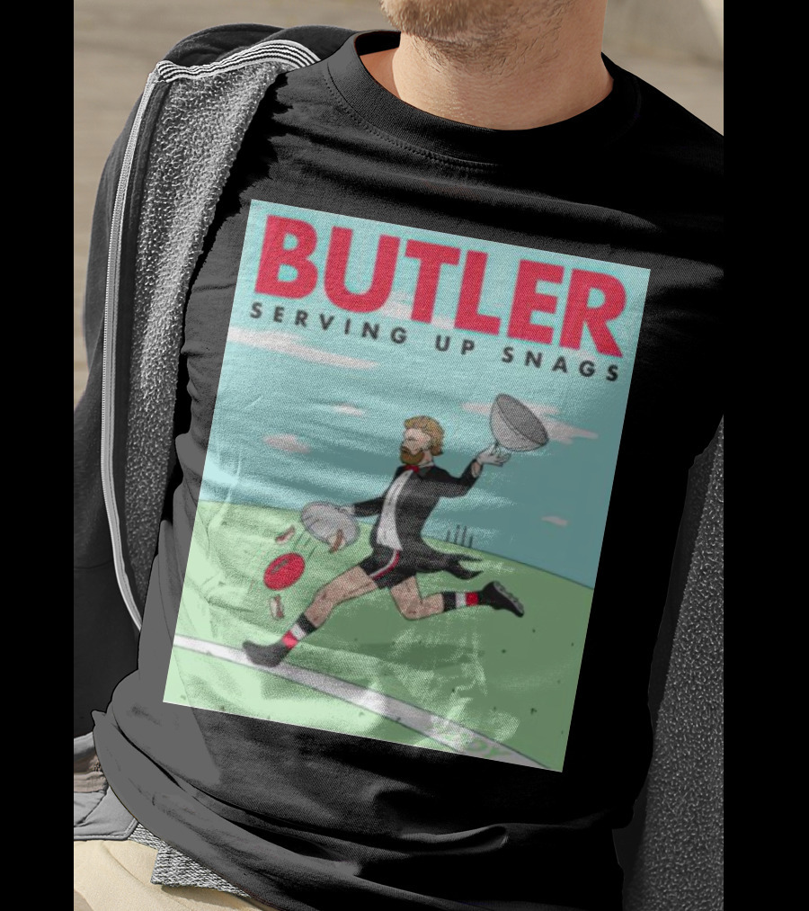 Butler Serving Up Snags Afl Football Tuxedo T-Shirt