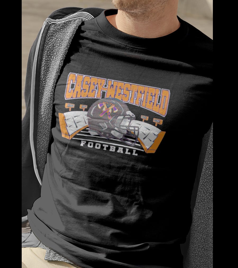 Casey Westfield Football Stadium Helmet T-Shirt
