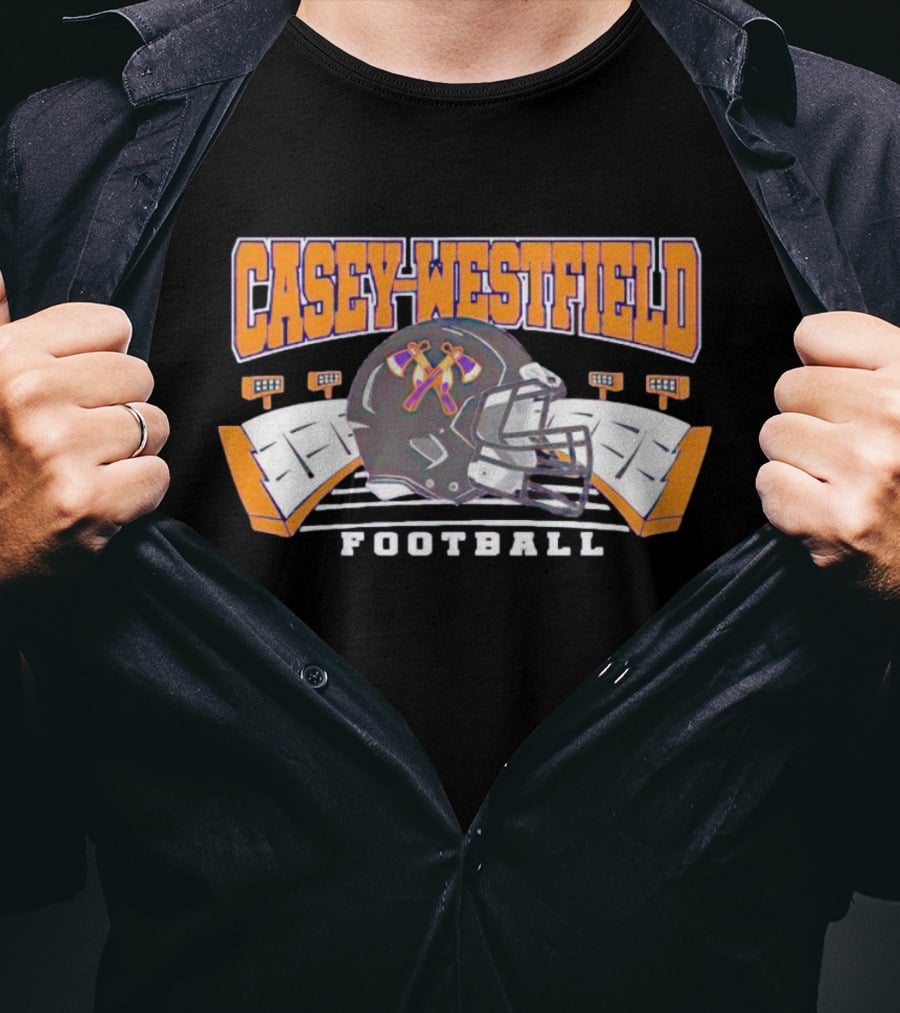 Casey Westfield Football Stadium Helmet T-Shirt
