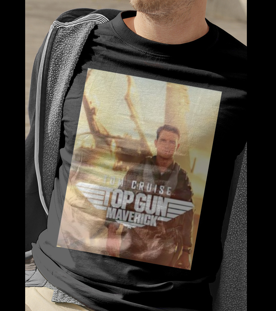Tom Cruise Top Gun Maverick Pilot Iconic Movie Scene T-Shirt