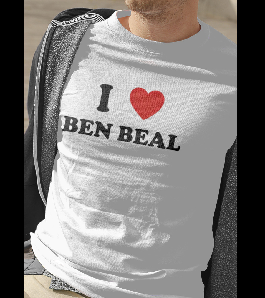 I Love Ben Beal Red Heart T-Shirt