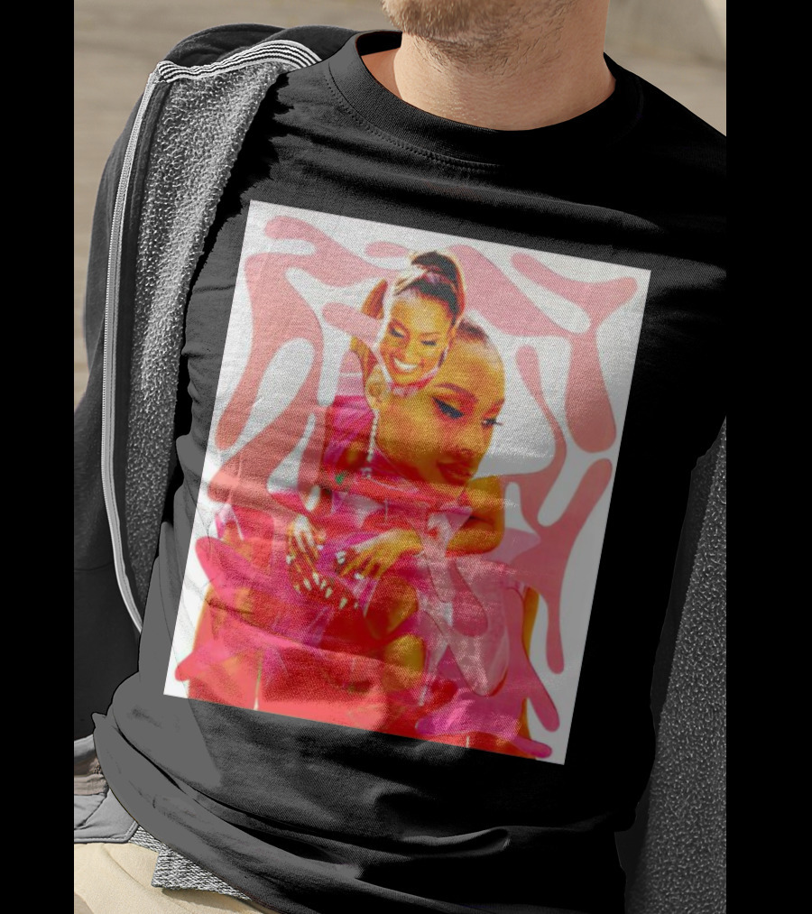 Issa Rae Barbie In Pink Abstract T-Shirt