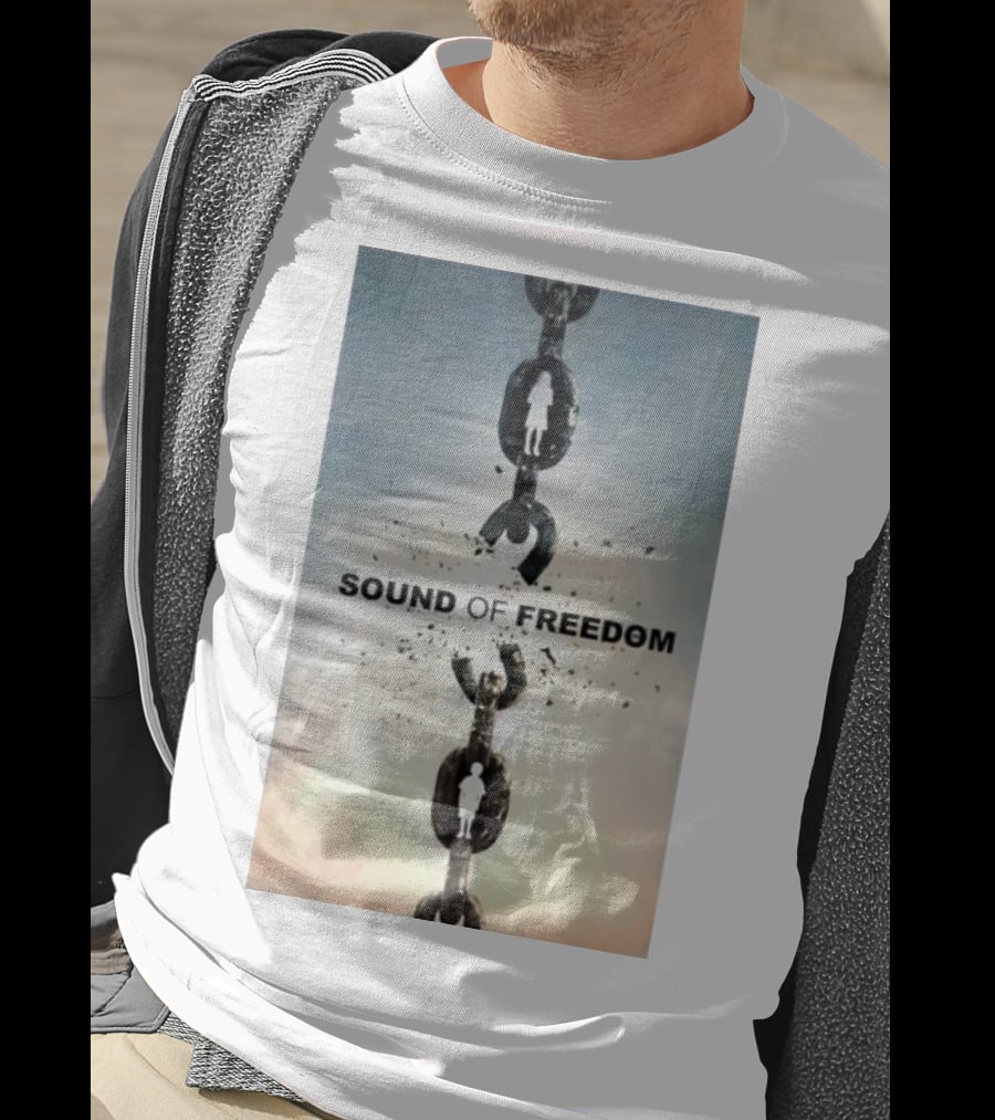 SOUND OF FREEDOM Broken Chains Symbolic T-Shirt
