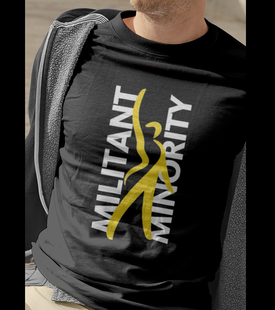 Militant Minority Yellow Figure T-Shirt
