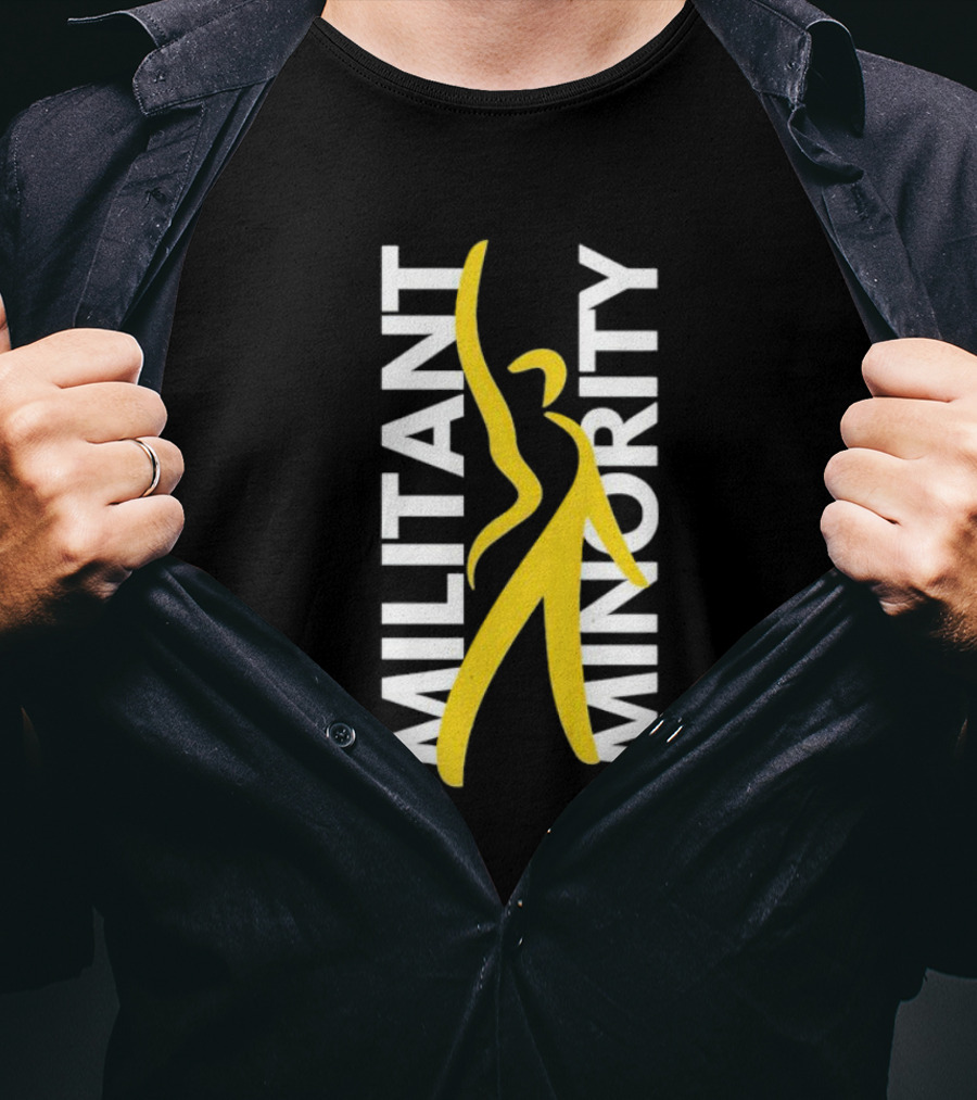 Militant Minority Yellow Figure T-Shirt