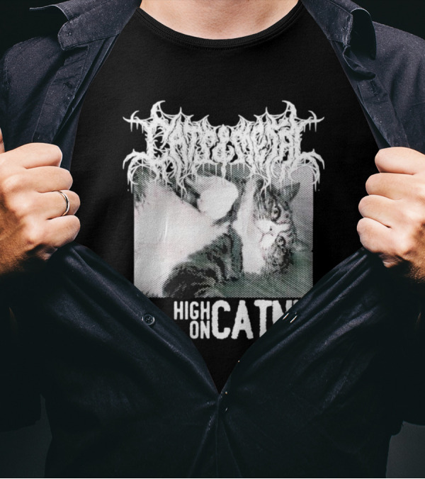 Parental Catnip Advisory High On Catnip T-Shirt