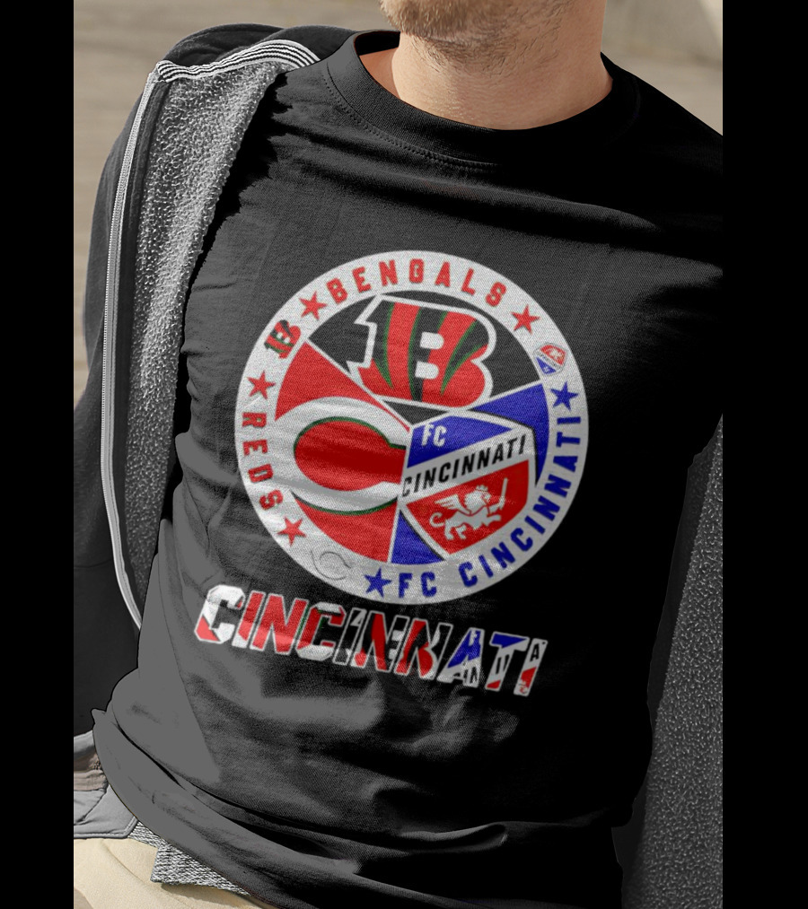 Bengals Reds FC Cincinnati Cincinnati T-Shirt