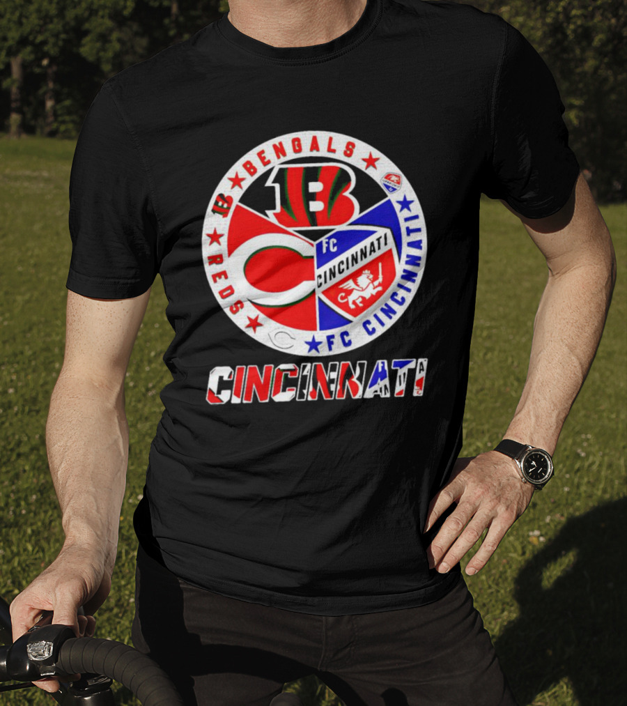 Bengals Reds FC Cincinnati Cincinnati T-Shirt