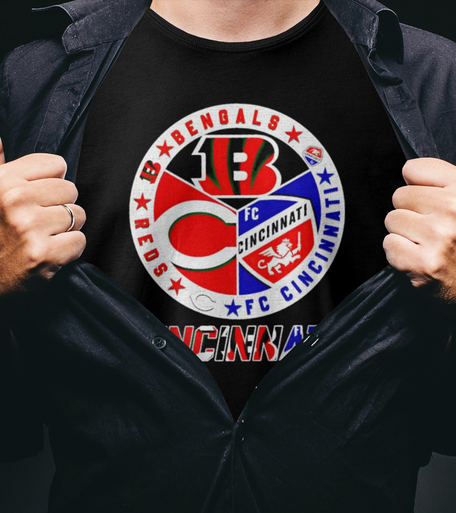 Bengals Reds FC Cincinnati Cincinnati T-Shirt