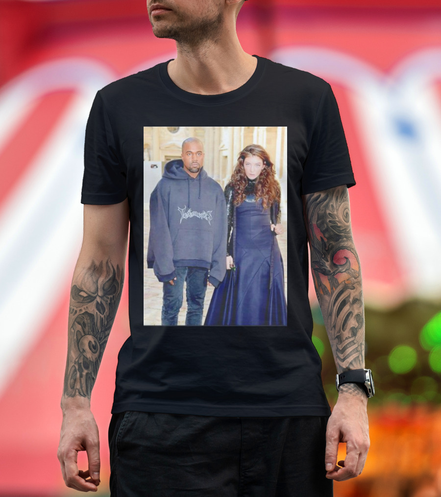 Kanye West and Lorde Fashion Photo T-Shirt