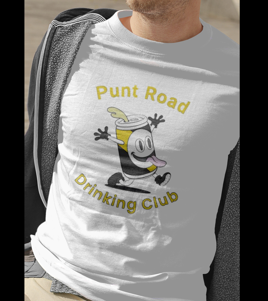 Punt Road Drinking Club Happy Beverage Can T-Shirt
